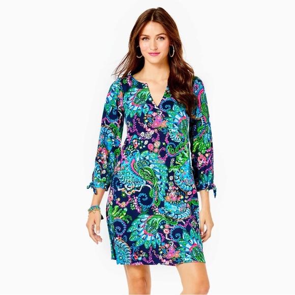 Lilly Pulitzer Cath 3/4 Sleeve Dress - Picture 1 of 11